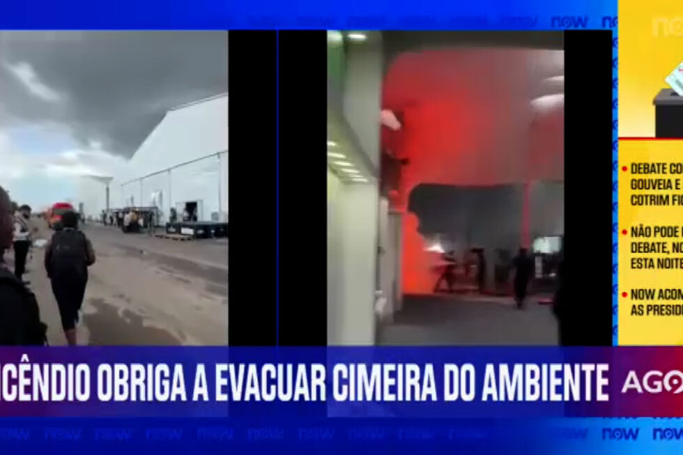 Incêndio atinge pavilhão na COP30
