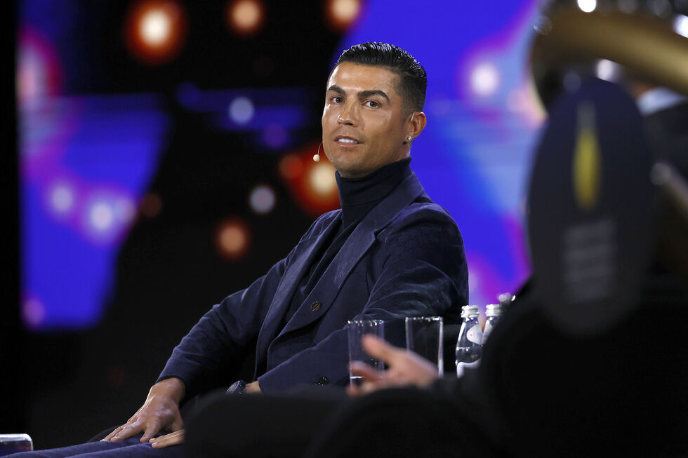 Cristiano Ronaldo durante evento no Dubai