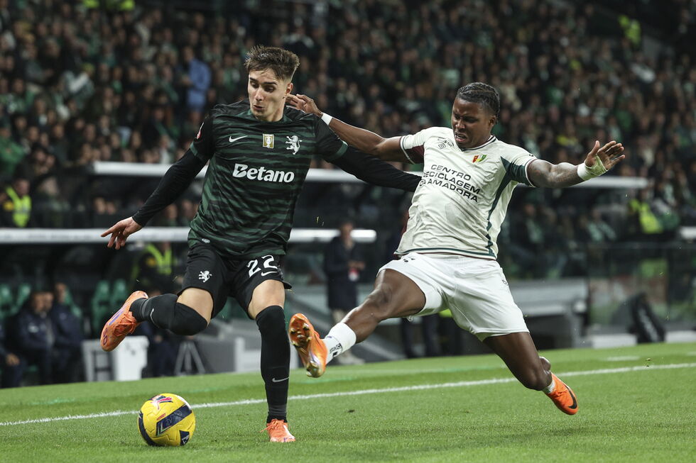 Jogo entre Sporting e Estrela da Amadora no Estádio José Alvalade