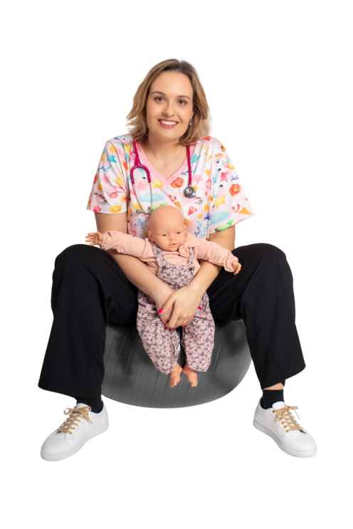 A enfermeira  Luciana Rodrigues é especialista em reabilitação respiratória pediátrica