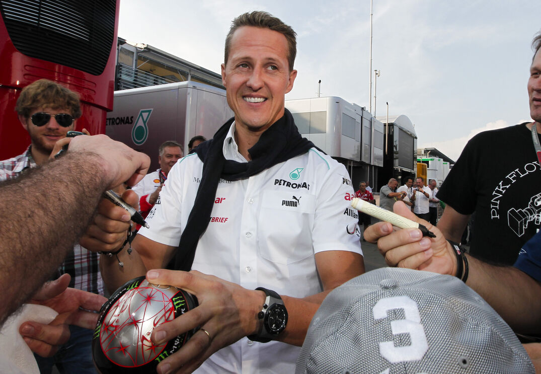 Michael Schumacher sofreu um grave acidente na neve, em 2013 