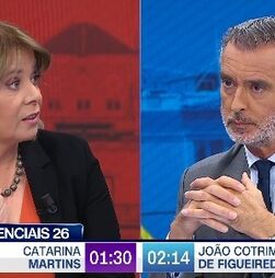 Discordam sobre a NATO, a guerra na Ucrânia e o papel do Estado: o debate entre Cotrim de Figueiredo e Catarina Martins