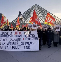 Museu do Louvre reabriu hoje parcialmente, apesar de os funcionários manterem greve