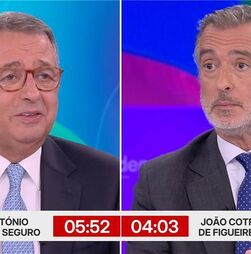 Cotrim acusa Seguro de 'não querer mudar nada'. Adversário aponta que liberal quer fugir de temas da revisão laboral e SNS