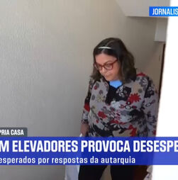 Repórter SÁBADO na íntegra: 22 famílias 'aprisionadas' em prédio de 11 andares sem elevadores