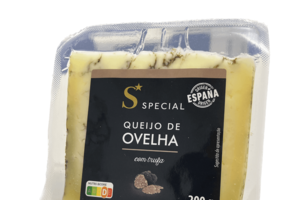 Queijo de ovelha com trufa, ideal para desfrutar este Natal