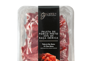 Paleta de porco preto 50% de raça ibérica, com cura mínima de 14 meses