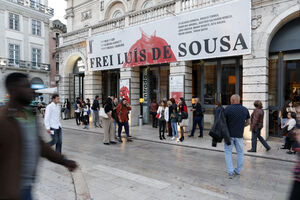 A sede do Teatro Nacional D. Maria II está encerrada para obras de requalificação desde 2023