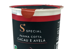 Panna cotta de cacau e avelã do ALDI para adoçar este Natal