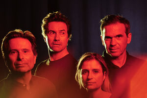 Da esquerda para a direita, Rui Costa, David Fonseca, Sofia Lisboa e Tozé Pedrosa, os membros dos Silence 4