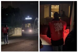 Piquetes de greve geral junto a transportes públicos e fábricas