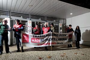 Piquetes de greve geral tentam parar fábricas e transportes