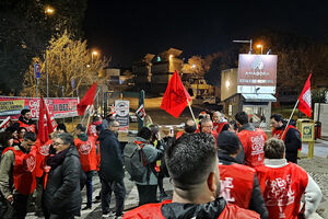 Piquetes de greve geral tentam parar fábricas e transportes