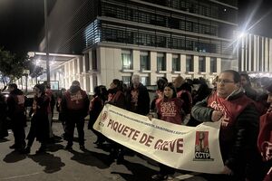 Piquetes de greve geral tentam parar fábricas e transportes