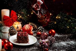 Bolos e doçarias são um requisito essencial na mesa do Natal 