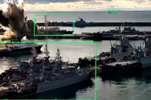 Serviço de segurança da Ucrânia afirma ter incapacitado um submarino russo num ataque com drones subaquáticos