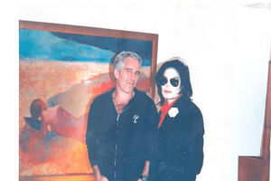 Jeffrey Epstein e Ghislaine Maxwell em imagem divulgada pelo Departamento de Justiça