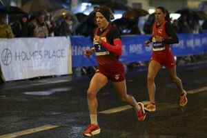 Salomé Afonso em ação na São Silvestre