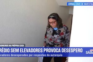 Repórter SÁBADO na íntegra: 22 famílias 'aprisionadas' em prédio de 11 andares sem elevadores