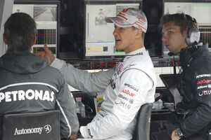 Schumacher fechou a carreira na Mercedes