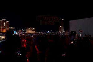 É fã de ‘Stranger Things’? Então vai gostar deste espetáculo de drone