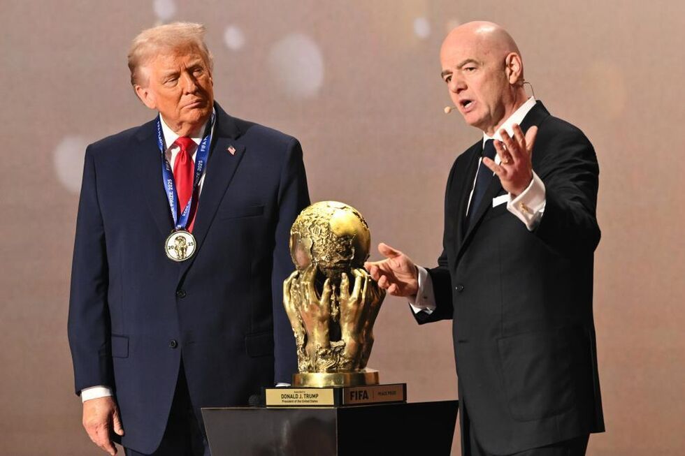 Donald Trump recebeu Prémio da Paz da FIFA