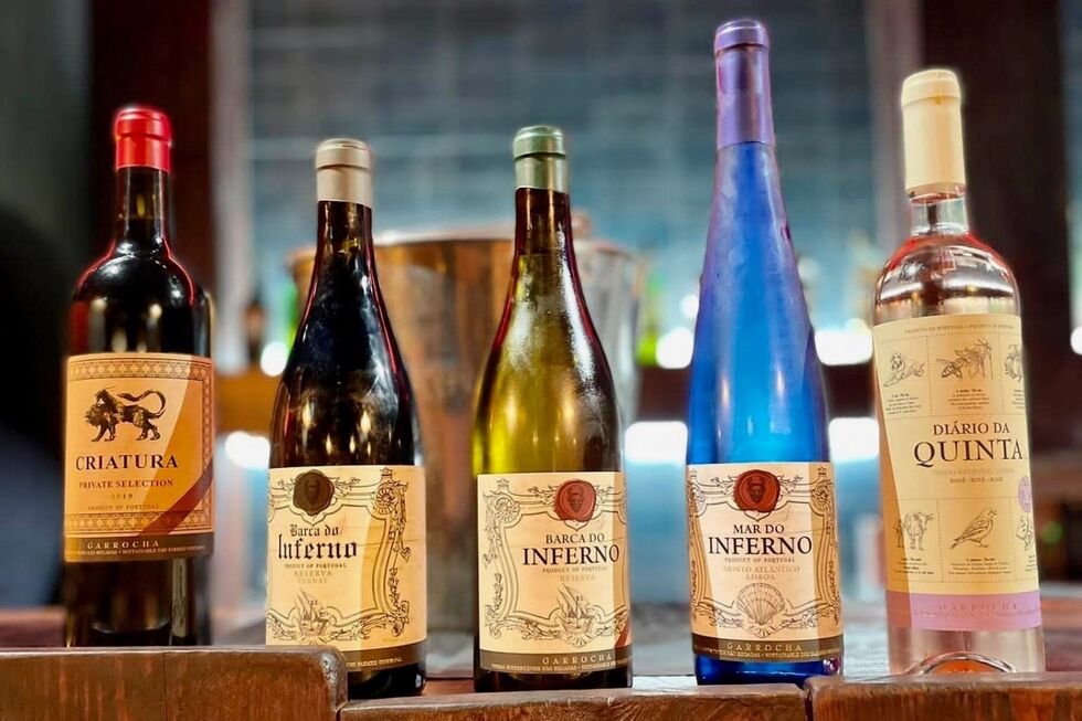 Parte do portefólio da Vinha Barca do Inferno, de Alenquer