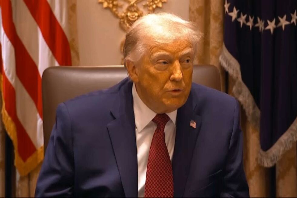 Donald Trump, o presidente dos Estados Unidos 