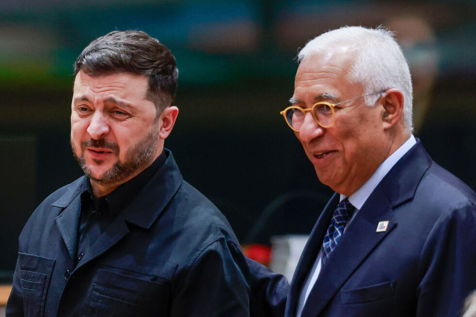 António Costa e Zelensky discutem financiamento para a Ucrânia na Europa