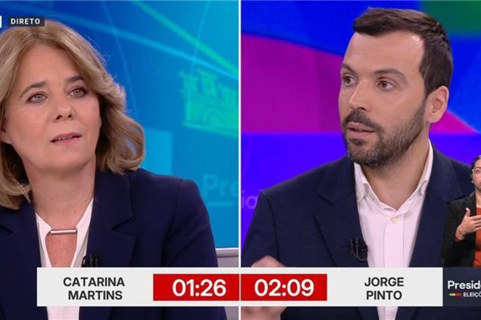 Catarina Martins e Jorge Pinto debatem as eleições presidenciais de 2026