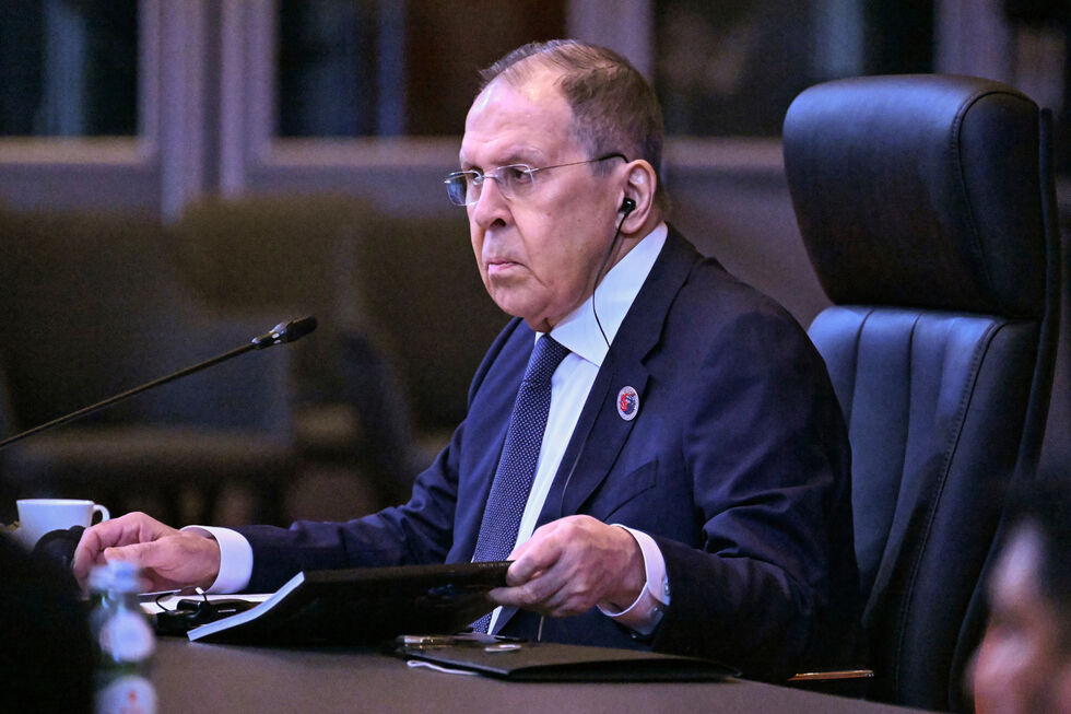 Sergey Lavrov, ministro dos Negócios Estrangeiros da Rússia 