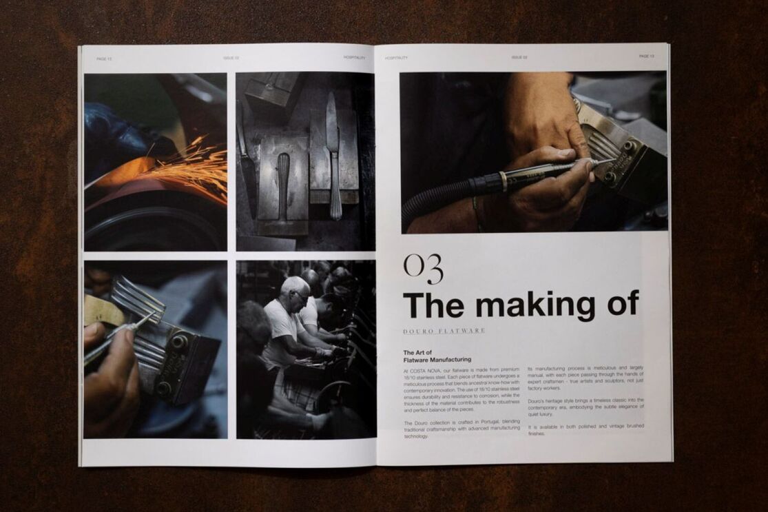 A coleção Douro é produzida em Portugal, combinando artesanato e tecnologia