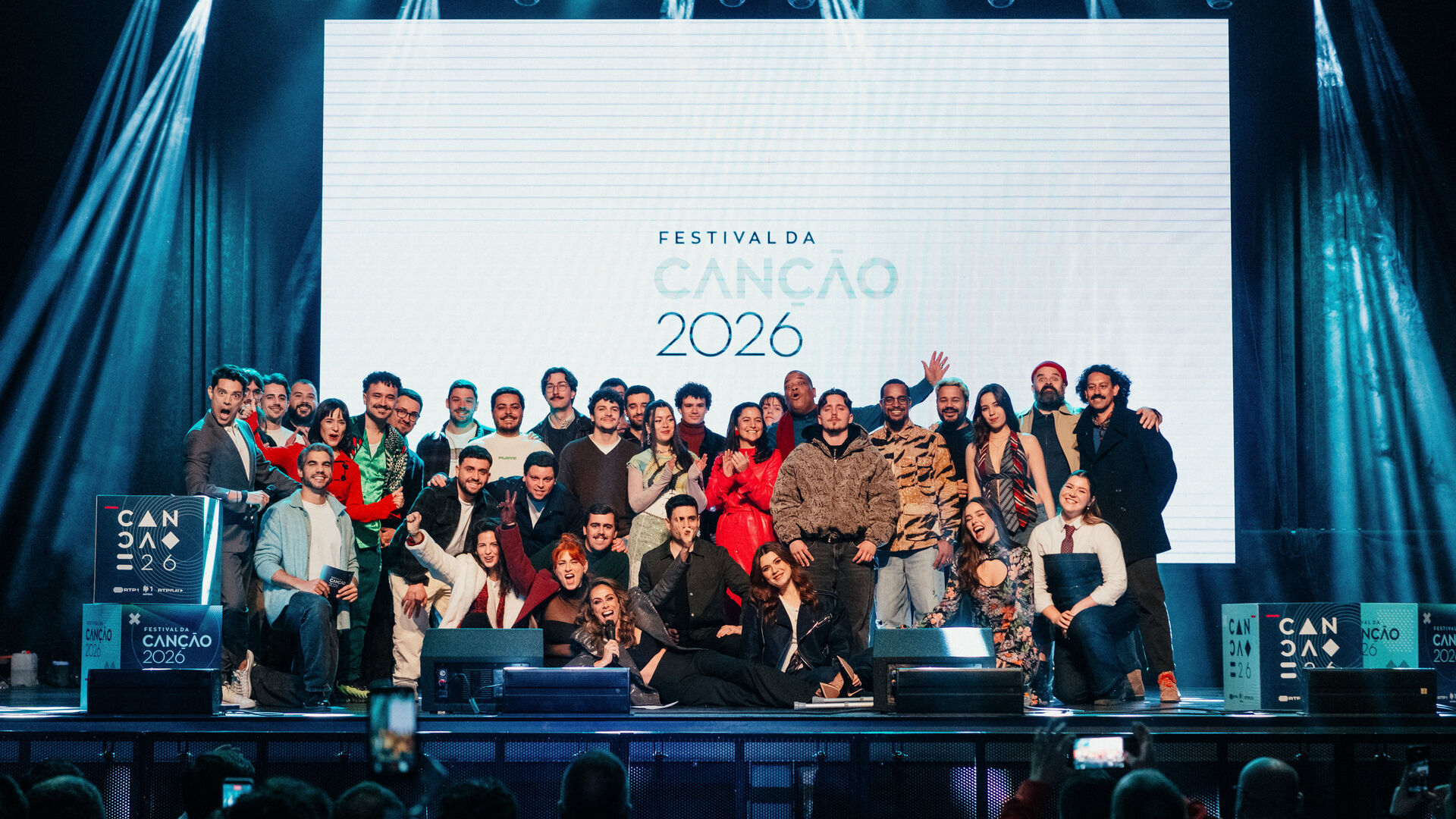 Estas são as 16 canções a concurso no Festival da Canção 2026. Oiça-as ...