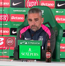 Rui Borges: 'Queremos muito o tricampeonato mas temos de trabalhar para o conseguir'