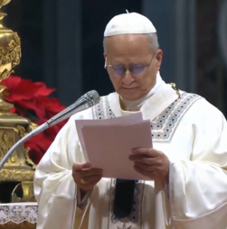 Papa Leão XIV celebra a primeira missa de 2026