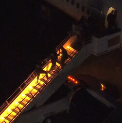 Imagens aéreas mostram Nicolás Maduro a chegar a Nova Iorque 