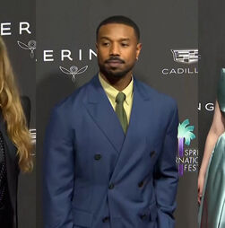 Miley Cyrus, Amanda Seyfried e Michael B. Jordan na passadeira vermelha do Festival de Cinema de Palm Springs