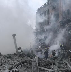 Mais de um milhão de casas na Ucrânia sem energia e água após ataque russo