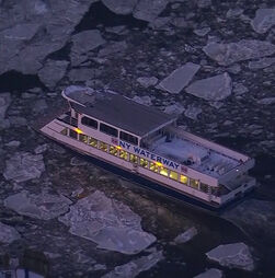 Ferrys atravessam porto de Nova Iorque parcialmente congelado após tempestade de inverno 