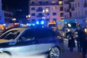 Meios de socorro em ação após explosão em bar na Suíça 