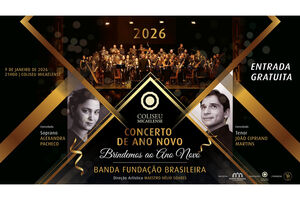 Concerto de Ano Novo no Coliseu Micaelense com Alexandra Pacheco e João Cipriano Martins.
