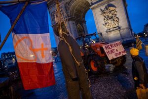 Agricultores protestam contra acordo Mercosur em Paris