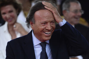 O cantor Julio Iglesias