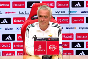 Mourinho e a diferença para o clássico no campeonato: "Neste caso, o empate não serve"