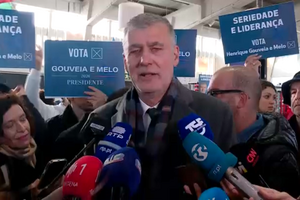 "Não desperdicem o voto em quem não quer ser Presidente da República", diz Gouveia e Melo sobre André Ventura
