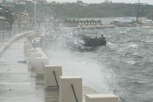 Agitação marítima pode ser forte