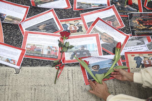 Manifestação da comunidade iraniana em Portugal
