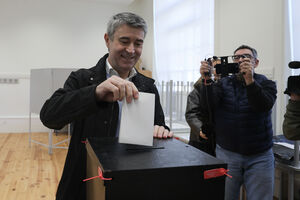 Marcelo Rebelo de Sousa vota nas eleições presidenciais