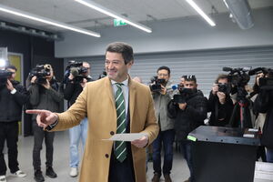 Marcelo Rebelo de Sousa vota nas eleições presidenciais