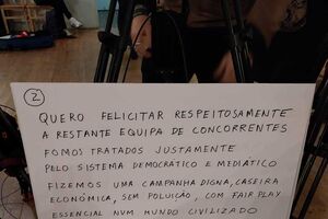 Manuel João Vieira agradece à equipa e apoiantes após campanha "digna, caseira".
